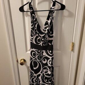 Tempted Black and White Dress